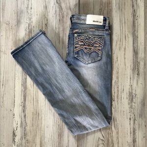 Grace White Washed Bootcut Jeans